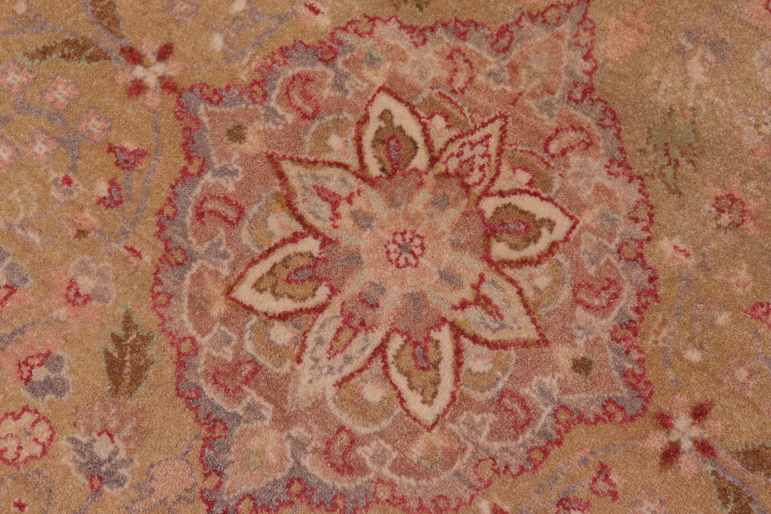 handmade Transitional Sultanabad Lt. Green Gray Hand Knotted RECTANGLE 100% WOOL area rug 6x9
