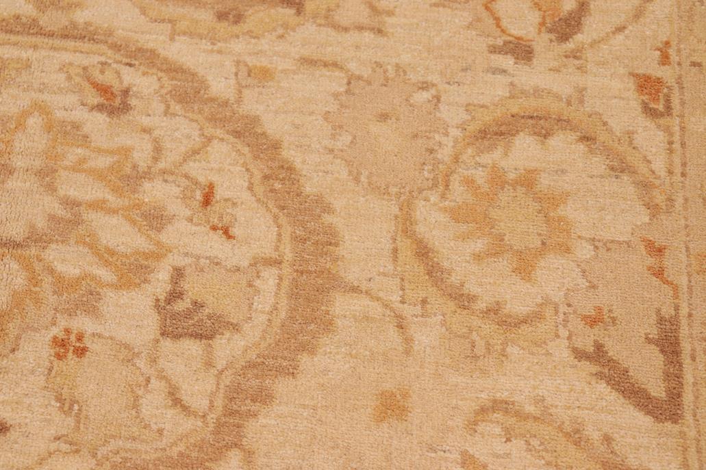 handmade Traditional Kafkaz Beige Brown Hand Knotted RECTANGLE 100% WOOL area rug 6 x 9