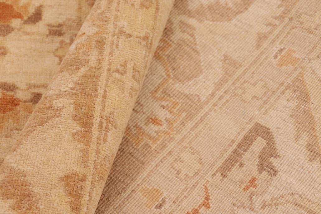 handmade Traditional Kafkaz Beige Brown Hand Knotted RECTANGLE 100% WOOL area rug 6 x 9