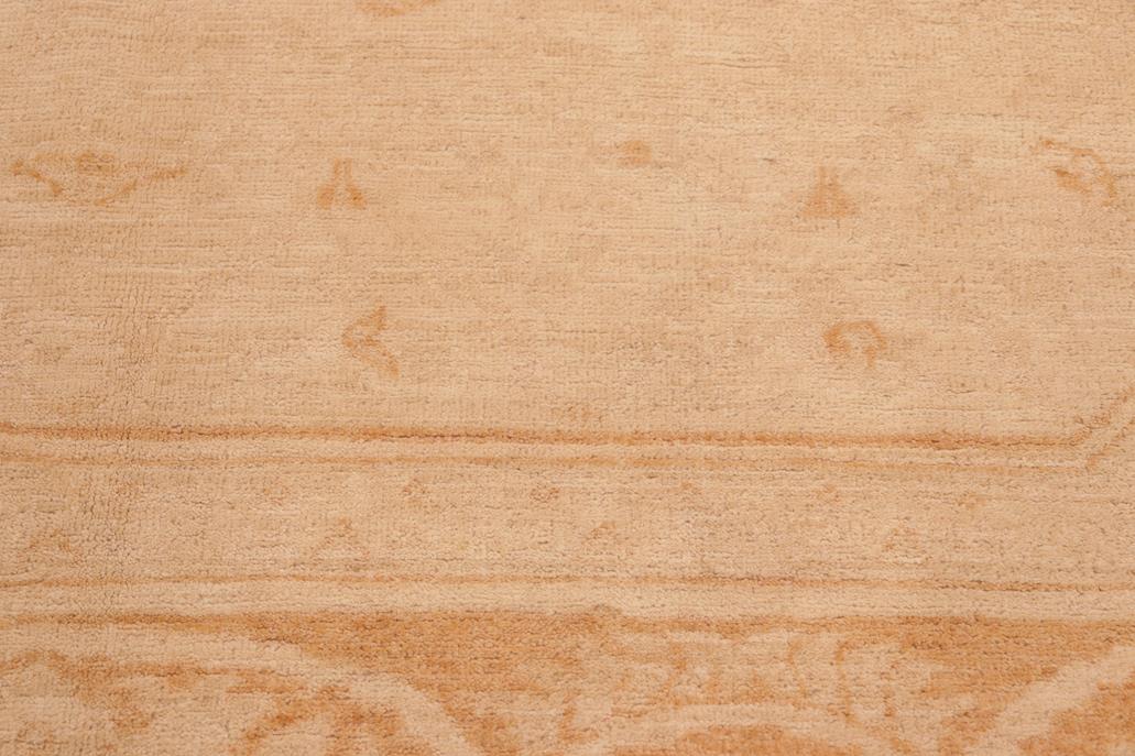 handmade Transitional Kafkaz Tan Rust Hand Knotted RECTANGLE 100% WOOL area rug 6 x 9