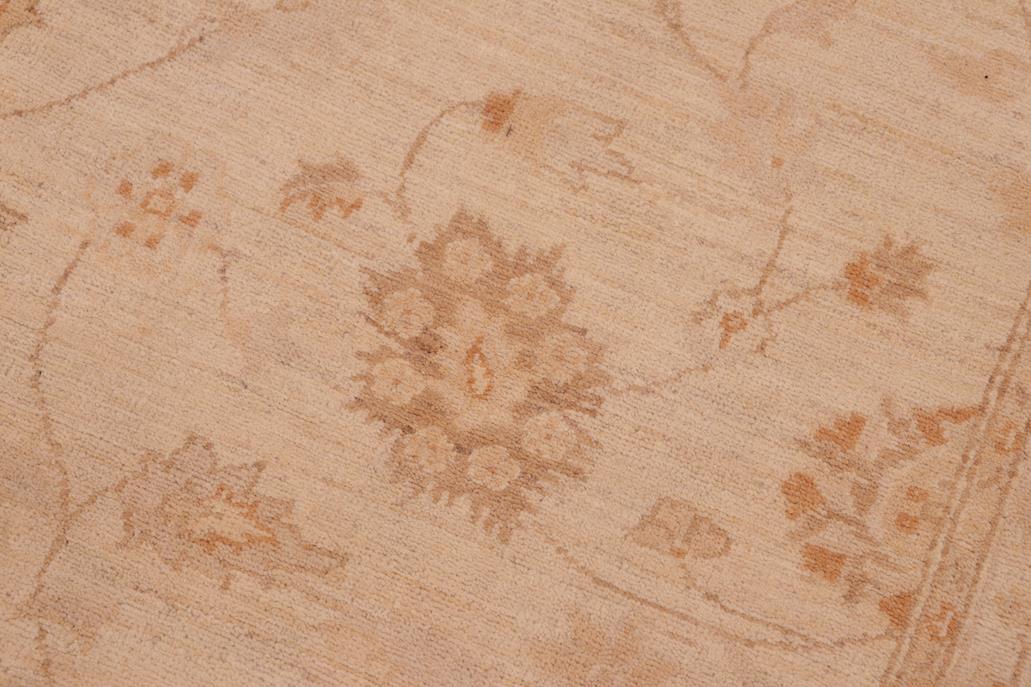 handmade Traditional Kafkaz Tan Brown Hand Knotted RECTANGLE 100% WOOL area rug 6 x 9