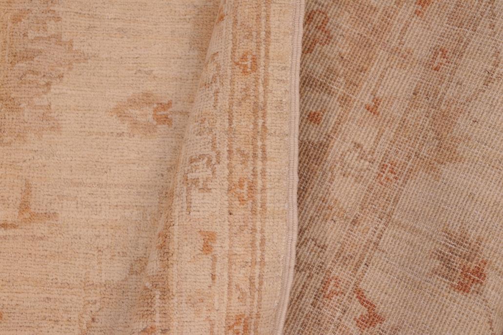 handmade Traditional Kafkaz Tan Brown Hand Knotted RECTANGLE 100% WOOL area rug 6 x 9