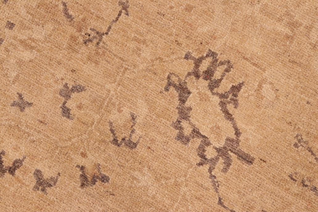 handmade Traditional Kafkaz Tan Brown Hand Knotted RECTANGLE 100% WOOL area rug 6 x 9