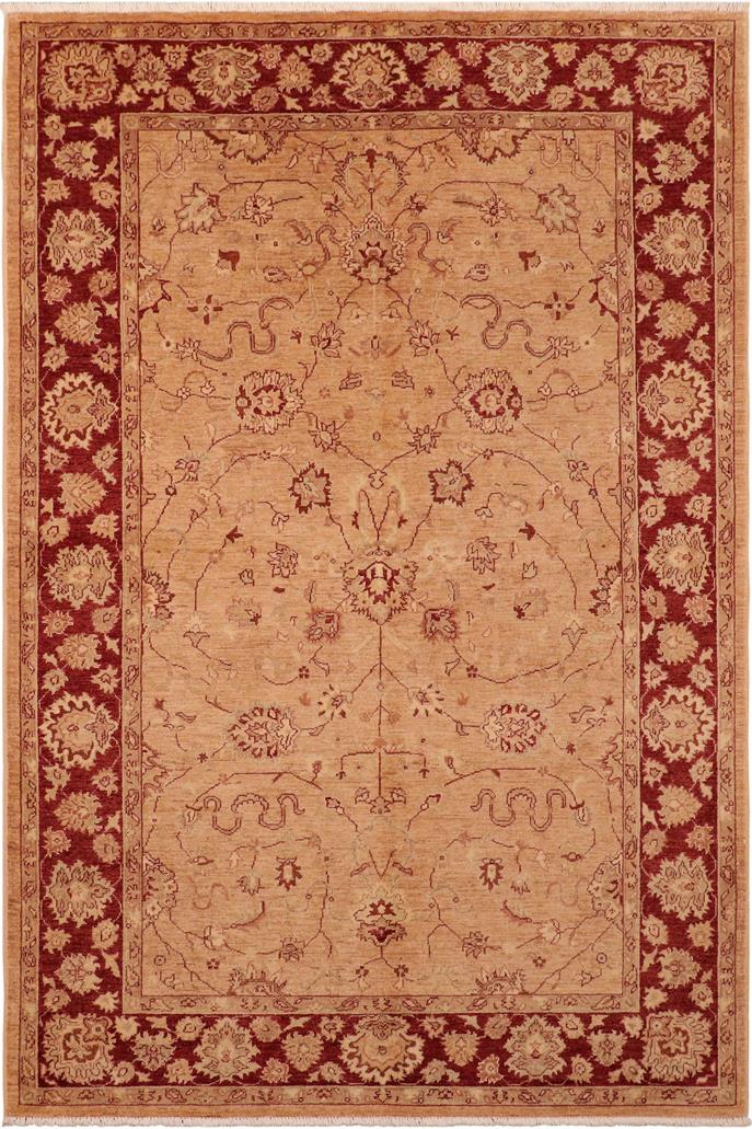 handmade Traditional Kafkaz Brown Red Hand Knotted RECTANGLE 100% WOOL area rug 6 x 9