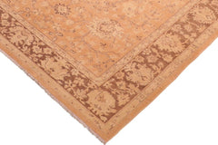 handmade Traditional Kafkaz Brown Tan Hand Knotted RECTANGLE 100% WOOL area rug 6 x 9