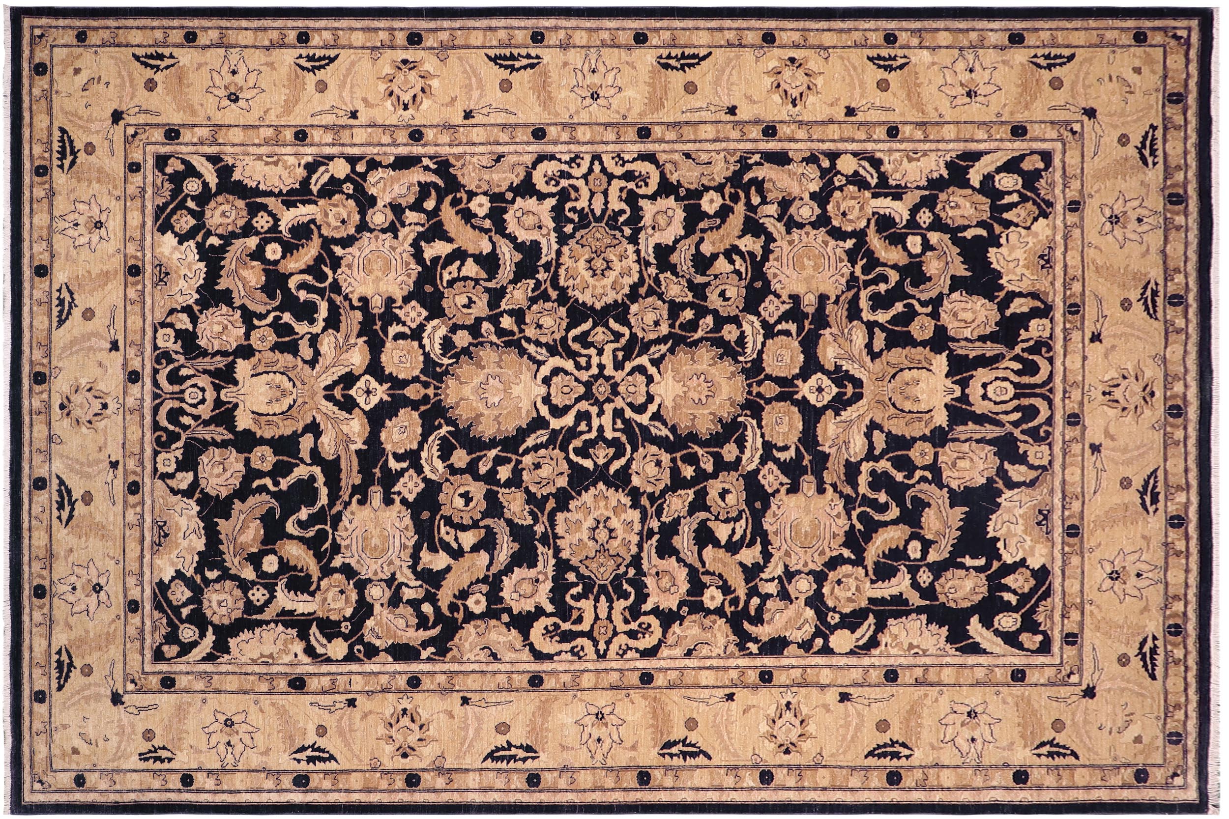 handmade Traditional Kafkaz Blue Lt. Gold Hand Knotted RECTANGLE 100% WOOL area rug 10x14