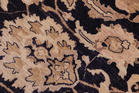 handmade Traditional Kafkaz Blue Lt. Gold Hand Knotted RECTANGLE 100% WOOL area rug 10x14