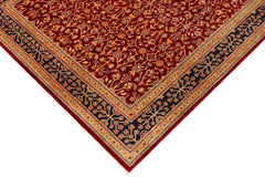 handmade Transitional Kafkaz Red Blue Hand Knotted RECTANGLE 100% WOOL area rug 9 x 12
