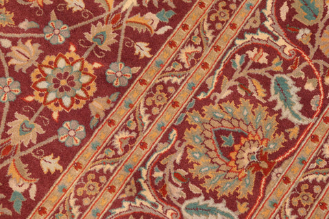 handmade Traditional New Asif Burgundy Grey Hand Knotted RECTANGLE 100% WOOL area rug 6x9