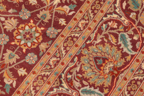 handmade Traditional New Asif Burgundy Grey Hand Knotted RECTANGLE 100% WOOL area rug 6x9