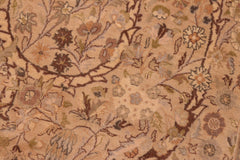 handmade Transitional  Taupe Brown Hand Knotted RECTANGLE 100% WOOL area rug 6x10