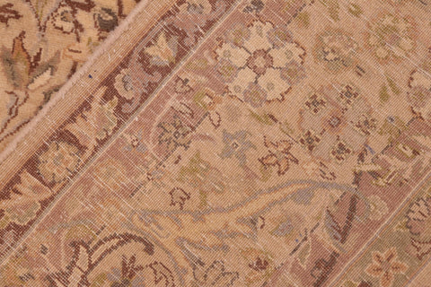 handmade Transitional  Taupe Brown Hand Knotted RECTANGLE 100% WOOL area rug 6x10