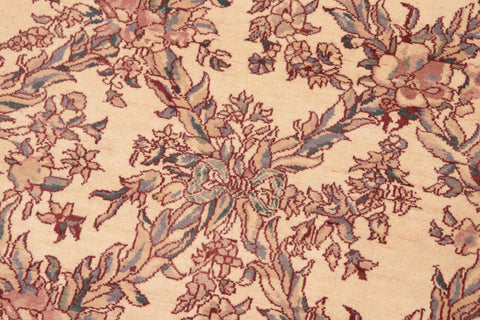 handmade Transitional Criscross Ivory Pink Hand Knotted RECTANGLE 100% WOOL area rug 6x9