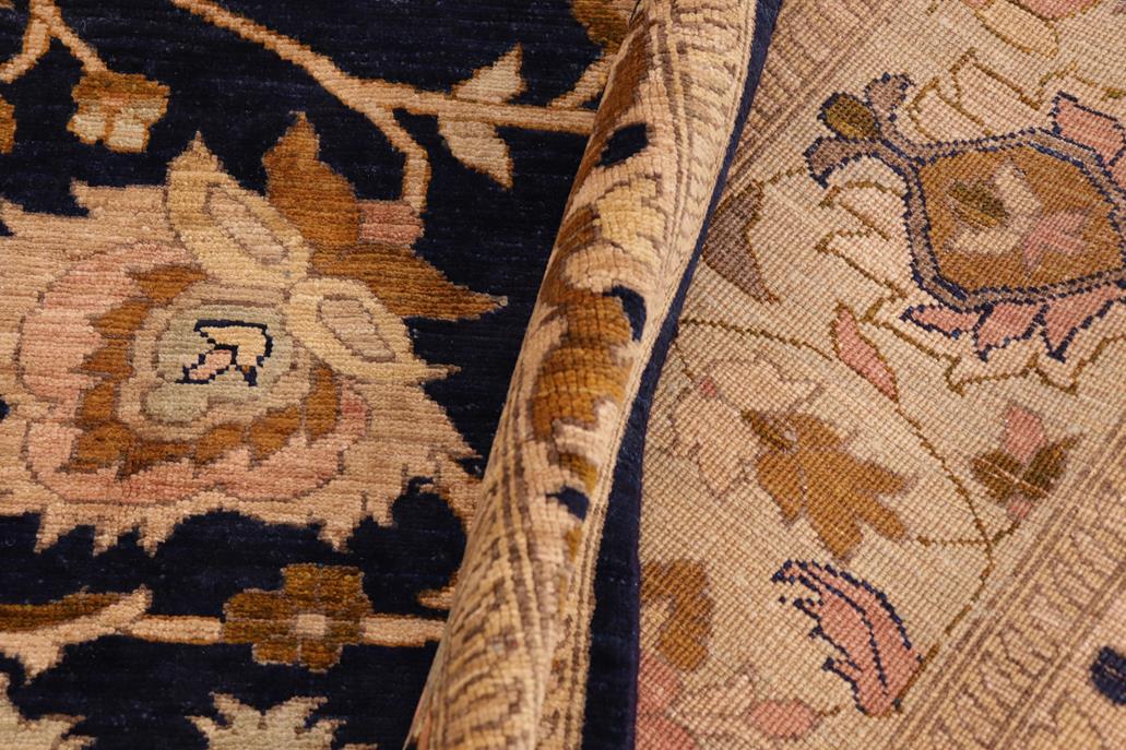 handmade Traditional Kafkaz Blue Green Hand Knotted RECTANGLE 100% WOOL area rug 10 x 13