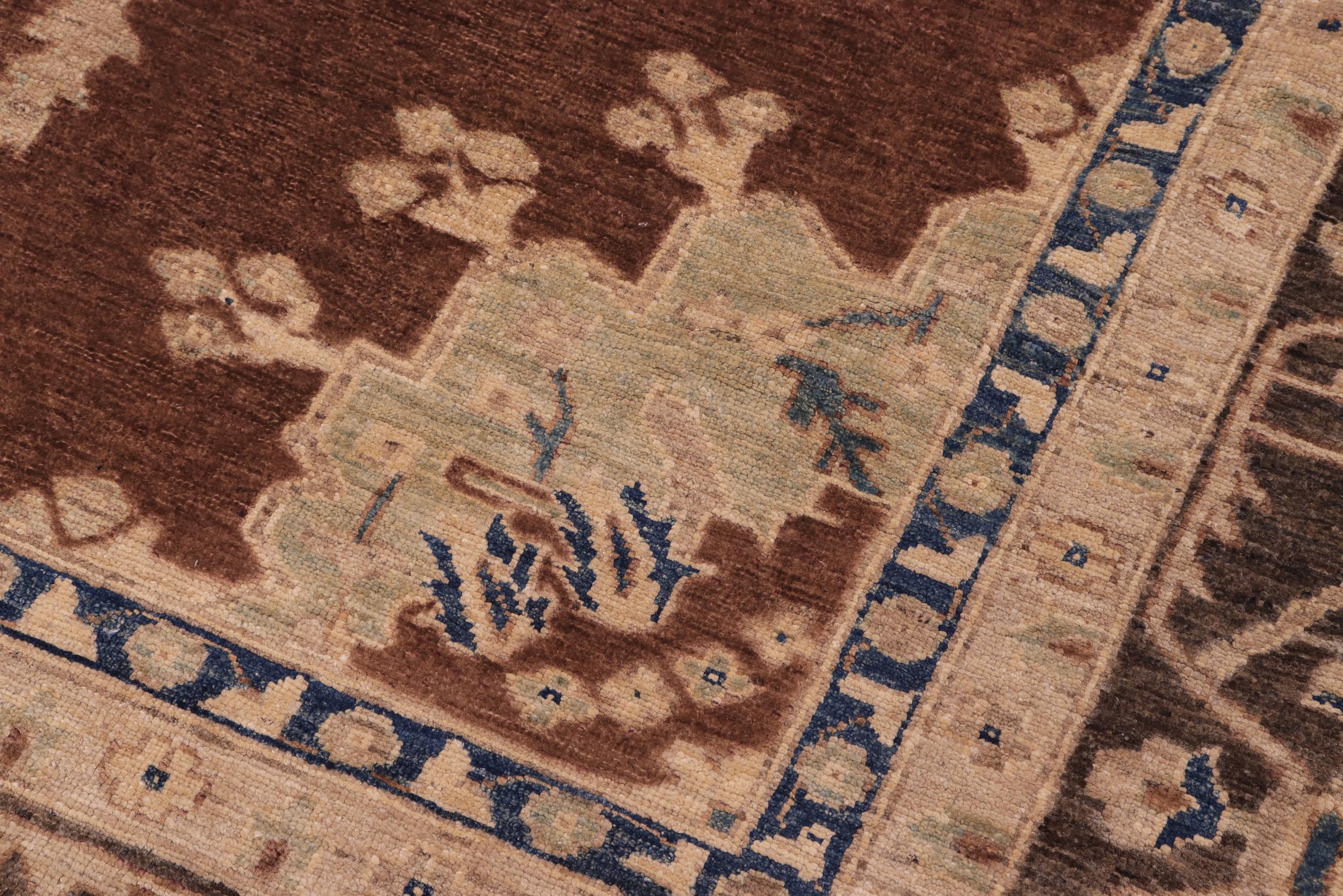 handmade Traditional Kafkaz Rust Charcoal Hand Knotted RECTANGLE 100% WOOL area rug 10' x 14'