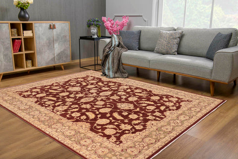 handmade Traditional Kafkaz Brown Green Hand Knotted RECTANGLE 100% WOOL area rug 10x14