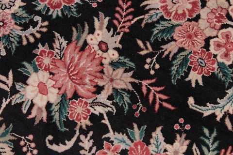 handmade Traditional Sarook Black Red Hand Knotted RECTANGLE 100% WOOL area rug 9x12