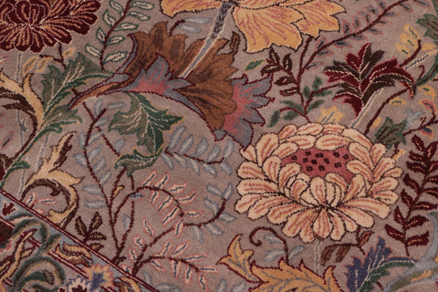 handmade Transitional Morris Lt. Gray Lt. Gray Hand Knotted RECTANGLE 100% WOOL area rug 9x12