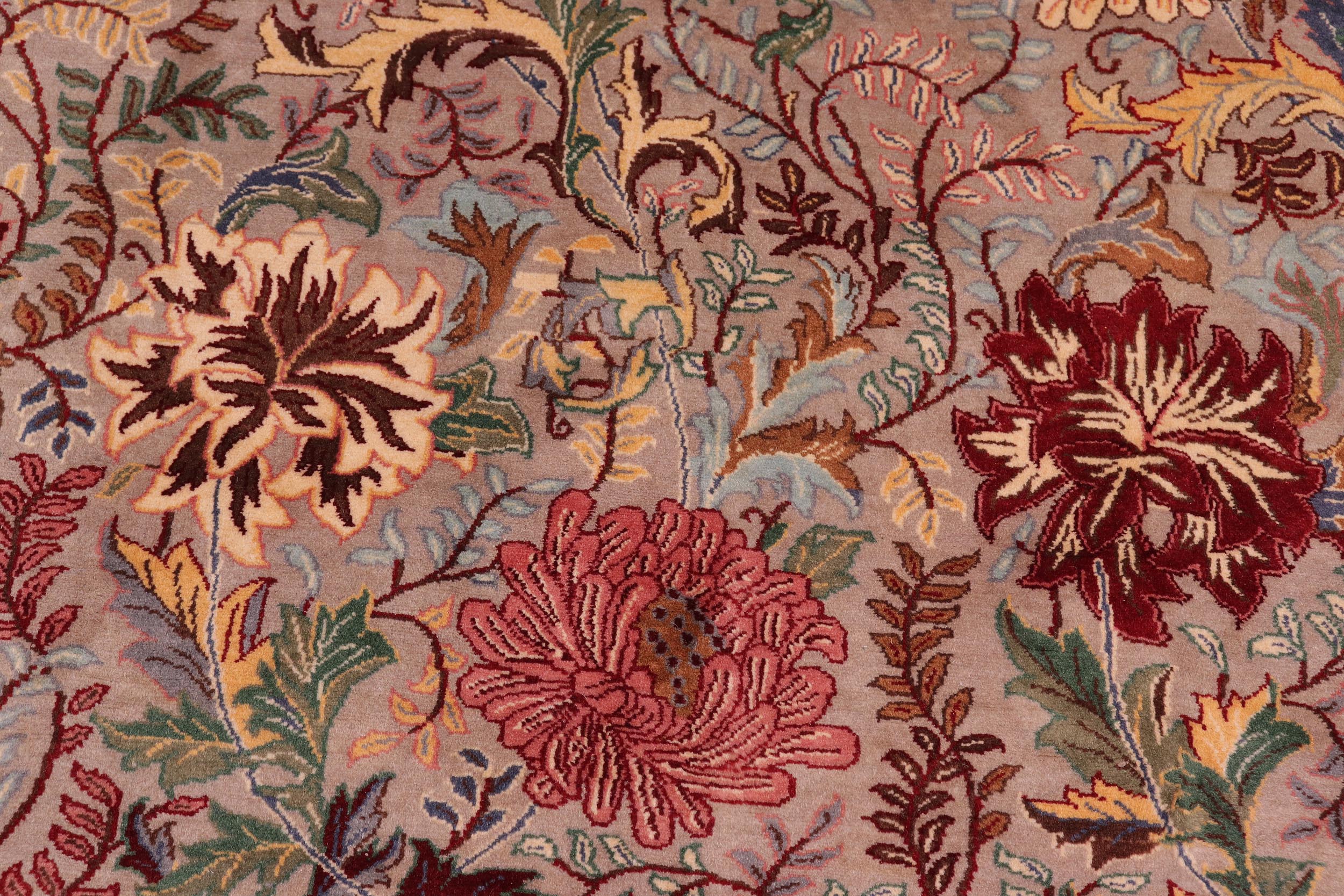 handmade Transitional Morris Lt. Gray Lt. Gray Hand Knotted RECTANGLE 100% WOOL area rug 9x12