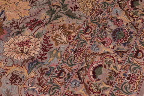 handmade Transitional Morris Lt. Gray Lt. Gray Hand Knotted RECTANGLE 100% WOOL area rug 9x12