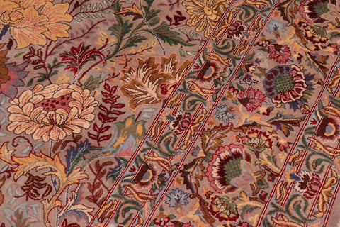 handmade Transitional Morris Lt. Gray Lt. Gray Hand Knotted RECTANGLE 100% WOOL area rug 9x12