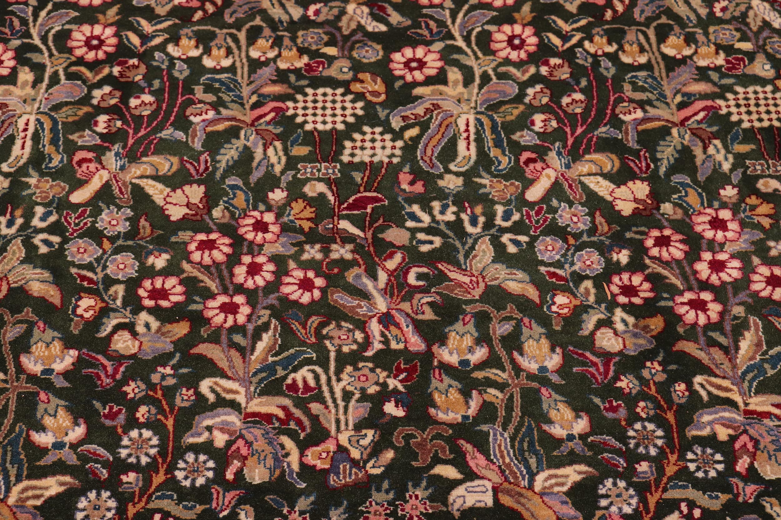 handmade Transitional Gulshan Green Lt. Green Hand Knotted RECTANGLE 100% WOOL area rug 9x12