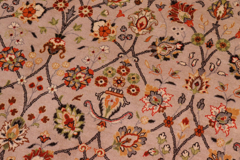 handmade Transitional  Lt. Gray Brown Hand Knotted RECTANGLE 100% WOOL area rug 9x12