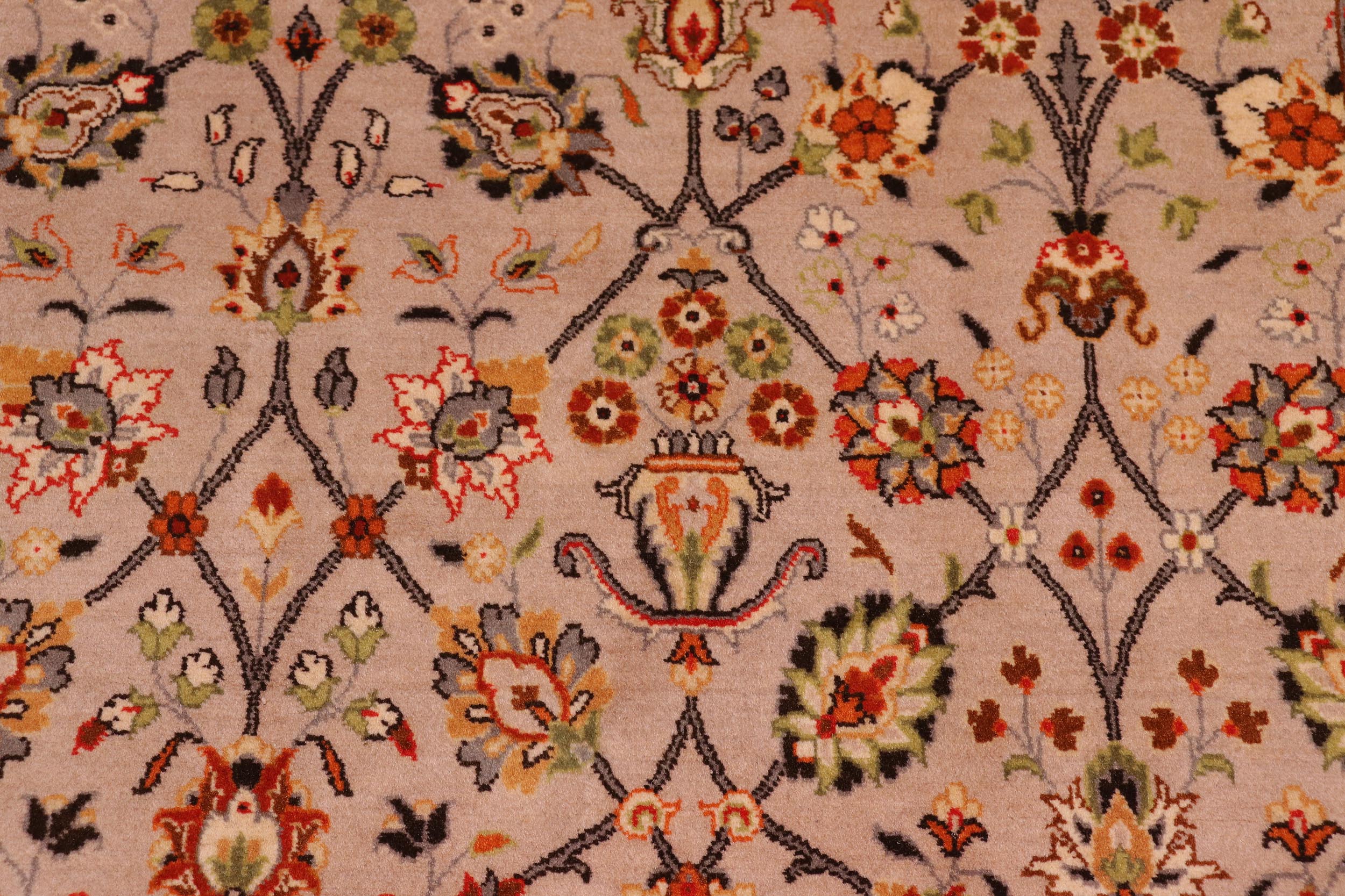 handmade Transitional  Lt. Gray Brown Hand Knotted RECTANGLE 100% WOOL area rug 9x12