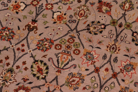 handmade Transitional  Lt. Gray Brown Hand Knotted RECTANGLE 100% WOOL area rug 9x12