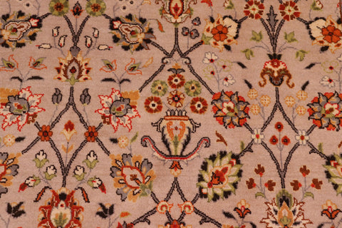 handmade Transitional  Lt. Gray Brown Hand Knotted RECTANGLE 100% WOOL area rug 9x12