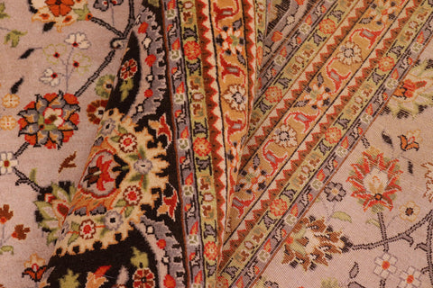 handmade Transitional  Lt. Gray Brown Hand Knotted RECTANGLE 100% WOOL area rug 9x12