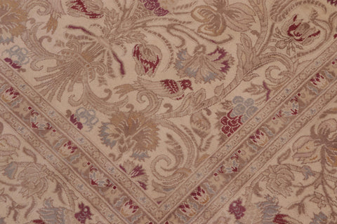 handmade Transitional Sayra Beige Red Hand Knotted RECTANGLE 100% WOOL area rug 8x10