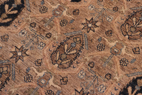 handmade Transitional Kafkaz Tan Lt. Green Hand Knotted RECTANGLE 100% WOOL area rug 8' x 10'