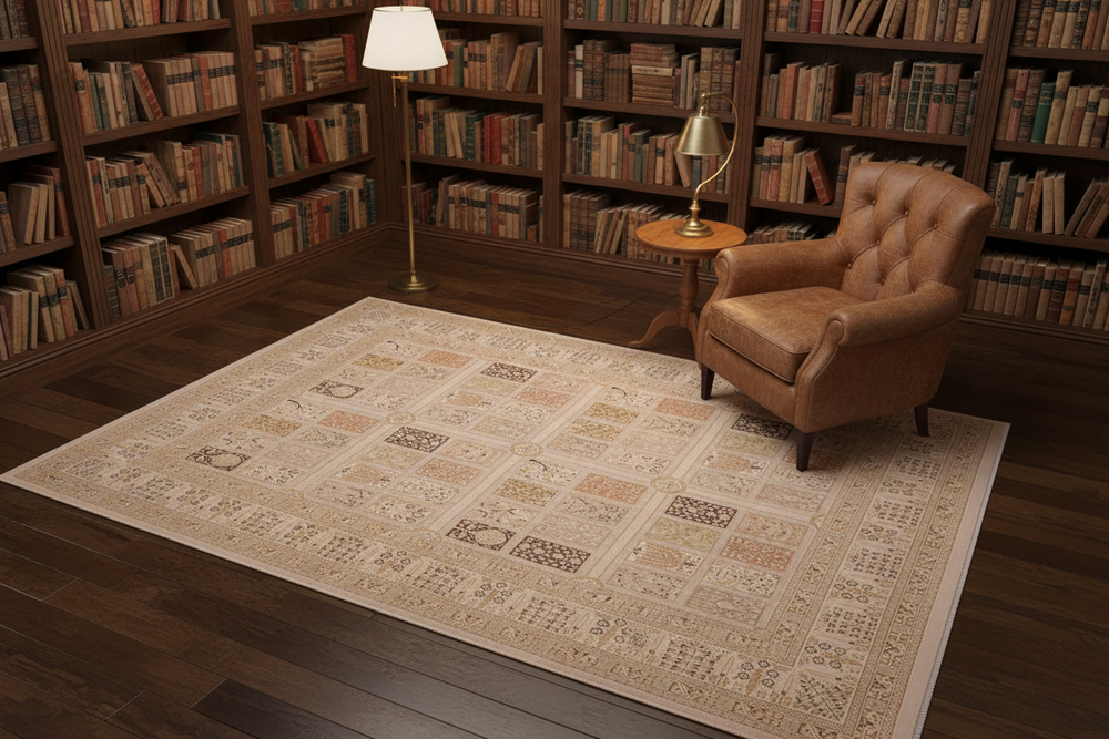 handmade Transitional Design Lt. Gray Lt. Gray Hand Knotted RECTANGLE 100% WOOL area rug 8' x 10'