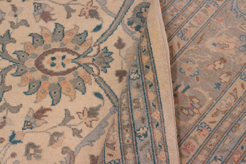 handmade Traditional Kafkaz Beige Green Hand Knotted RECTANGLE 100% WOOL area rug 8x10