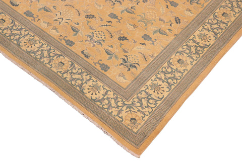 handmade Traditional Kafkaz Lt. Orange Beige Hand Knotted RECTANGLE 100% WOOL area rug 8x10