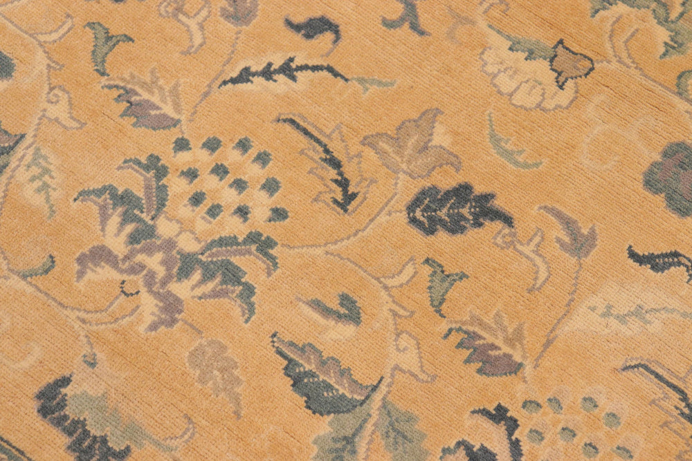handmade Traditional Kafkaz Lt. Orange Beige Hand Knotted RECTANGLE 100% WOOL area rug 8x10