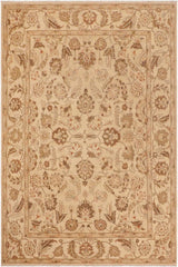 handmade Traditional Kafkaz Beige Lt. Blue Hand Knotted RECTANGLE 100% WOOL area rug 9 x 12