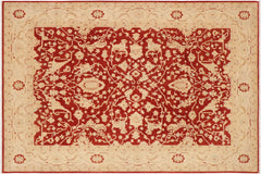 handmade Traditional Kafkaz Rust Beige Hand Knotted RECTANGLE 100% WOOL area rug 9x12