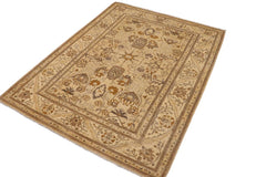 handmade Traditional Kafkaz Tan Beige Hand Knotted RECTANGLE 100% WOOL area rug 9 x 12