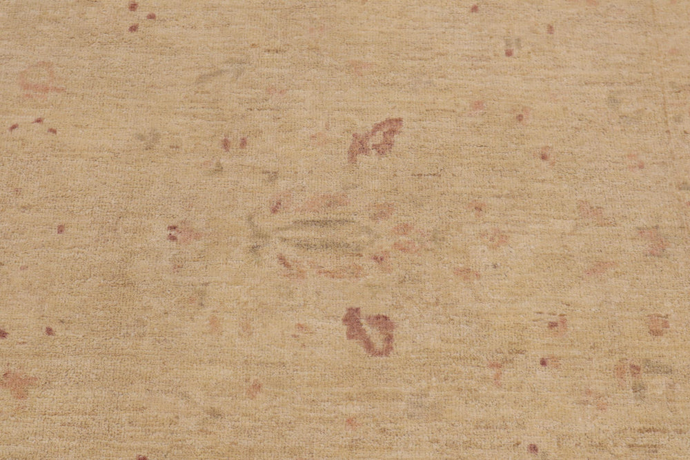 handmade Traditional Kafkaz Beige Tan Hand Knotted RECTANGLE 100% WOOL area rug 9x12