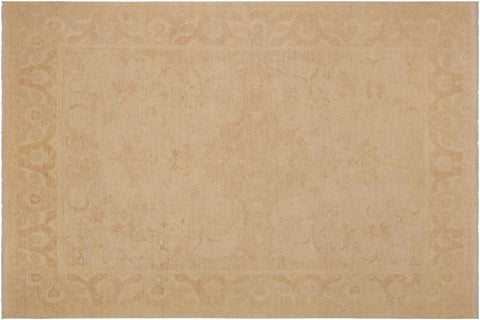 handmade Traditional Kafkaz Lt. Green Brown Hand Knotted RECTANGLE 100% WOOL area rug 9x12