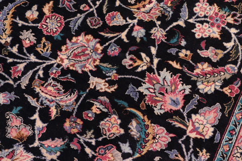 handmade Traditional Rehan Black Ivory Hand Knotted RECTANGLE 100% WOOL area rug 9x12