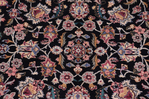 handmade Traditional Rehan Black Ivory Hand Knotted RECTANGLE 100% WOOL area rug 9x12