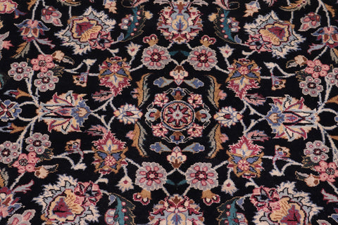 handmade Traditional Rehan Black Ivory Hand Knotted RECTANGLE 100% WOOL area rug 9x12