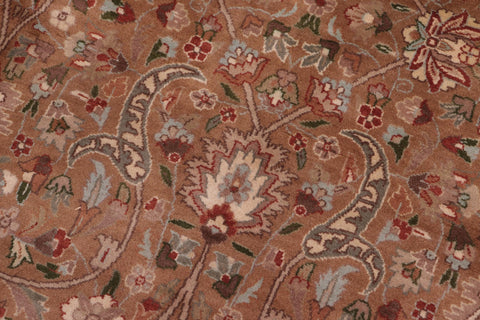 handmade Transitional  Drk. Blue Lt. Green Hand Knotted RECTANGLE 100% WOOL area rug 9x12