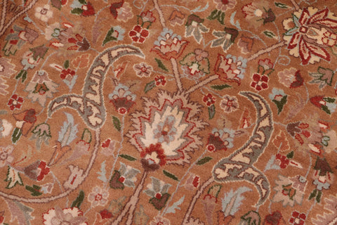 handmade Transitional  Drk. Blue Lt. Green Hand Knotted RECTANGLE 100% WOOL area rug 9x12