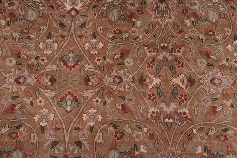 handmade Transitional  Drk. Blue Lt. Green Hand Knotted RECTANGLE 100% WOOL area rug 9x12