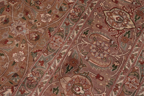 handmade Transitional  Drk. Blue Lt. Green Hand Knotted RECTANGLE 100% WOOL area rug 9x12