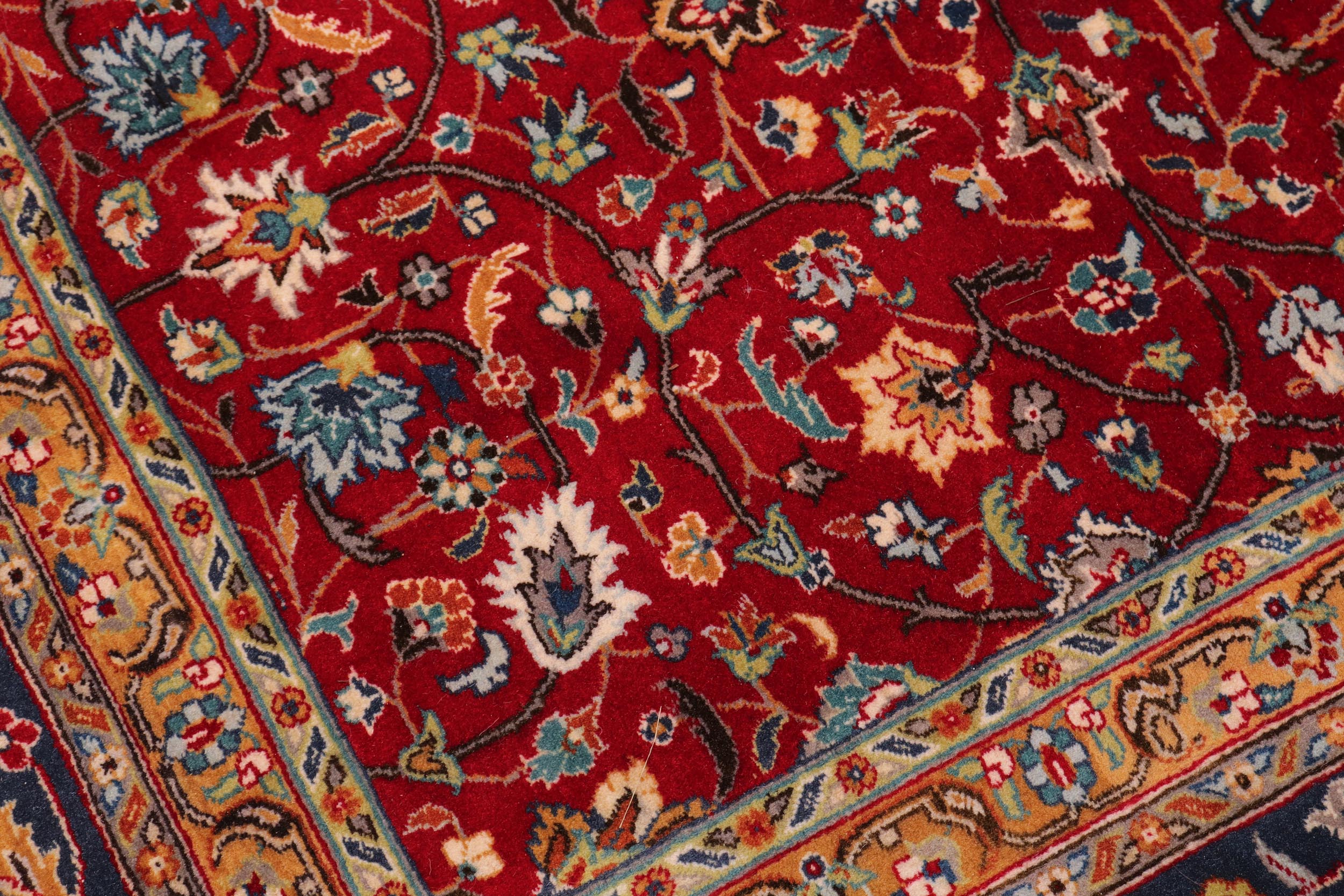 handmade Transitional  Red Teal Hand Knotted RECTANGLE 100% WOOL area rug 9x12